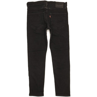 Levi's 512 Men Black Tapered Slim Stretch Jeans W31 L28
