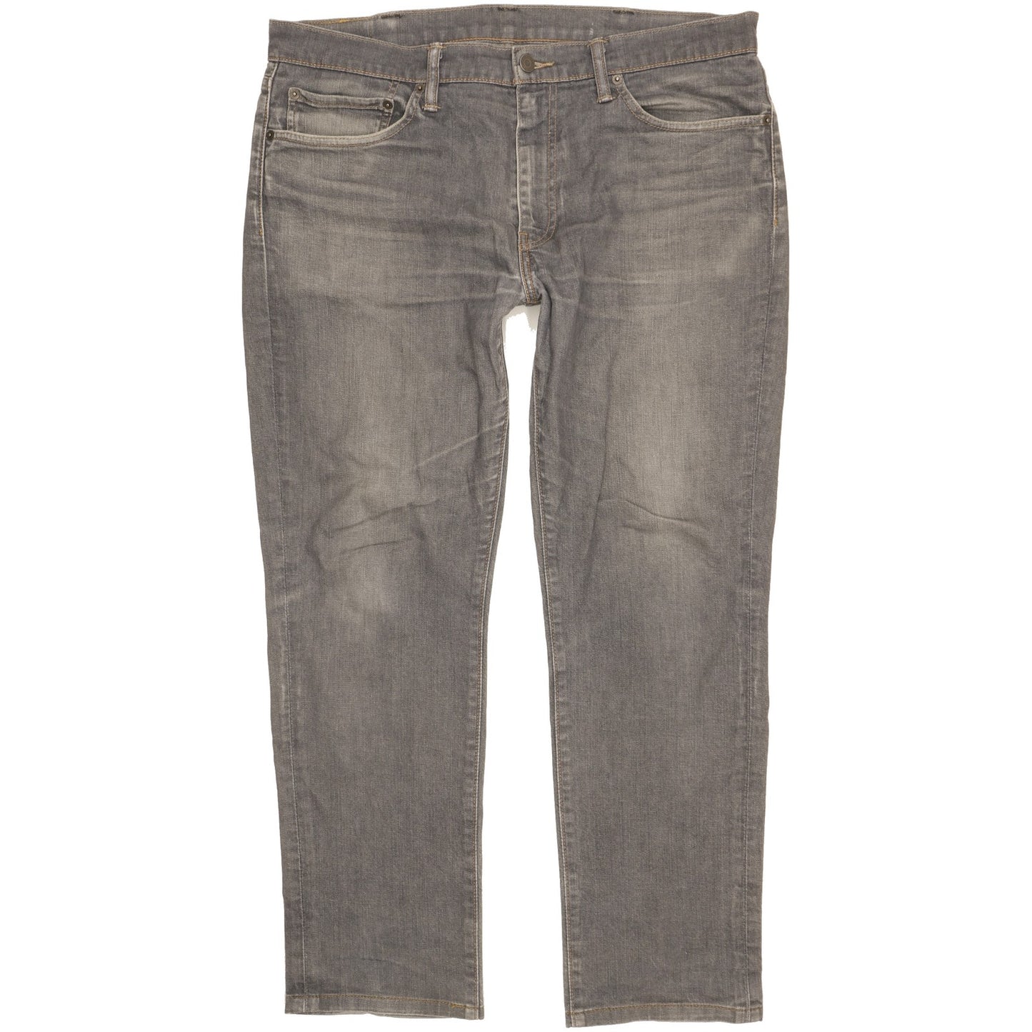 Levi's 511 Men Grey Straight Slim Stretch Jeans W38 L29