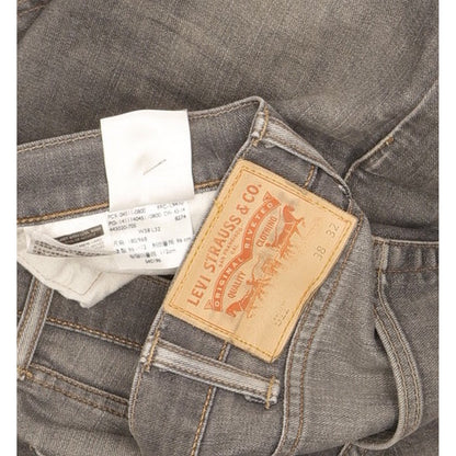 Levi's 511 Men Grey Straight Slim Stretch Jeans W38 L29