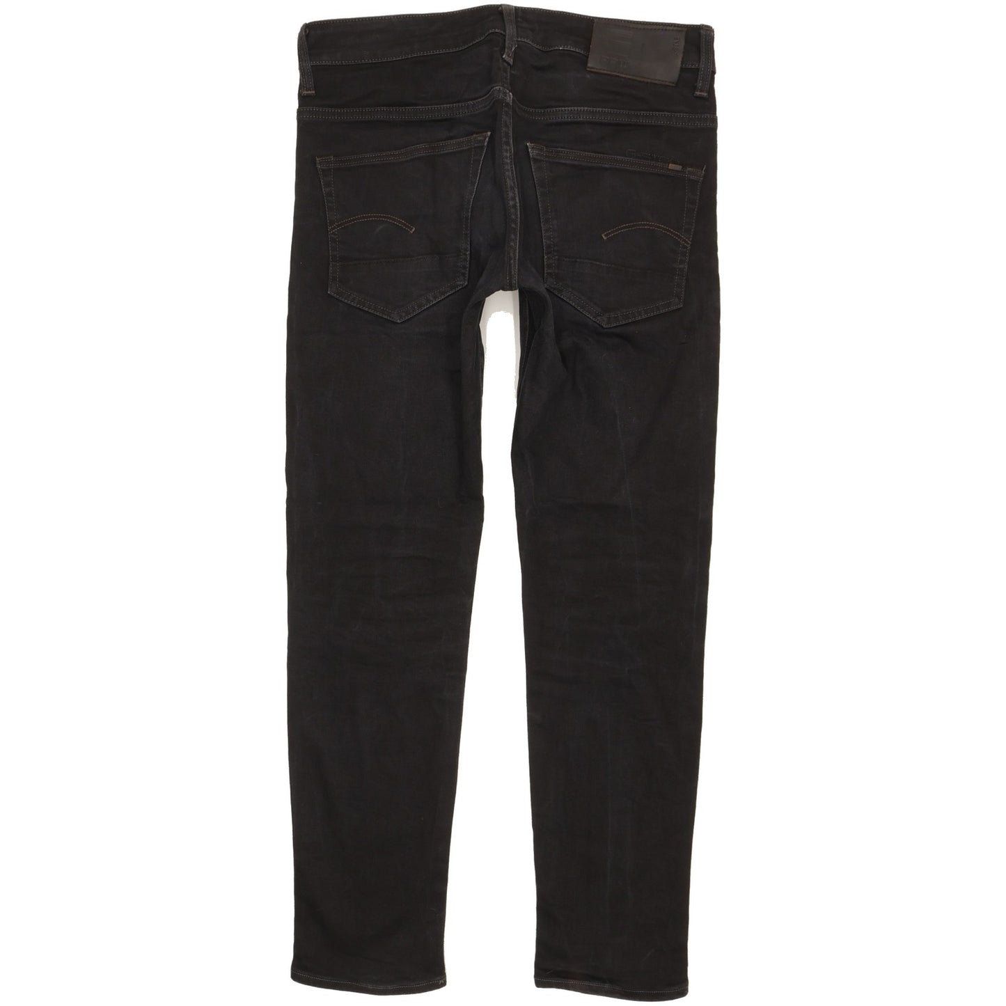 G-Star 3301 Men Black Straight Slim Stretch Jeans W31 L29
