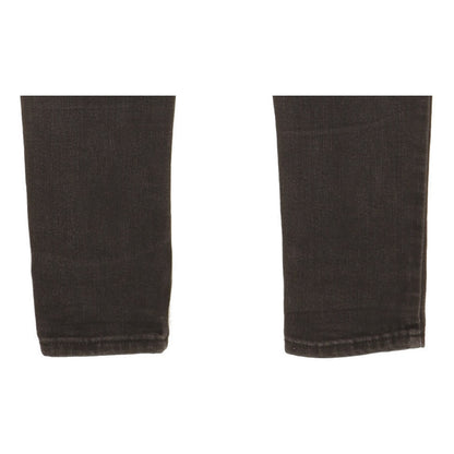 Levi's 711 Women Black Skinny Slim Stretch Jeans W25 L31