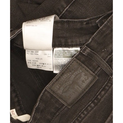 Levi's 711 Women Black Skinny Slim Stretch Jeans W25 L31