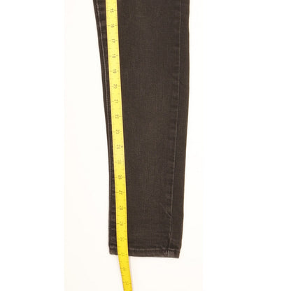 Levi's 711 Women Black Skinny Slim Stretch Jeans W25 L31