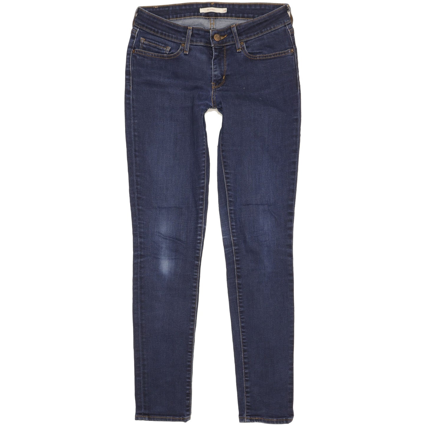 Levi's 711 Women Blue Skinny Slim Stretch Jeans W28 L30