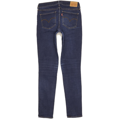 Levi's 711 Women Blue Skinny Slim Stretch Jeans W28 L30