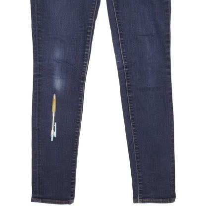 Levi's 711 Women Blue Skinny Slim Stretch Jeans W28 L30