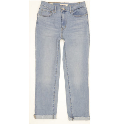 Levi's 724 Women Blue Straight Slim Stretch Jeans W29 L27