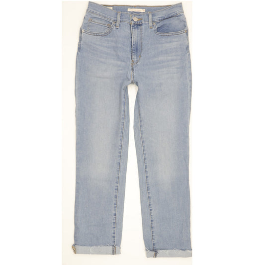 Levi's 724 Women Blue Straight Slim Stretch Jeans W29 L27