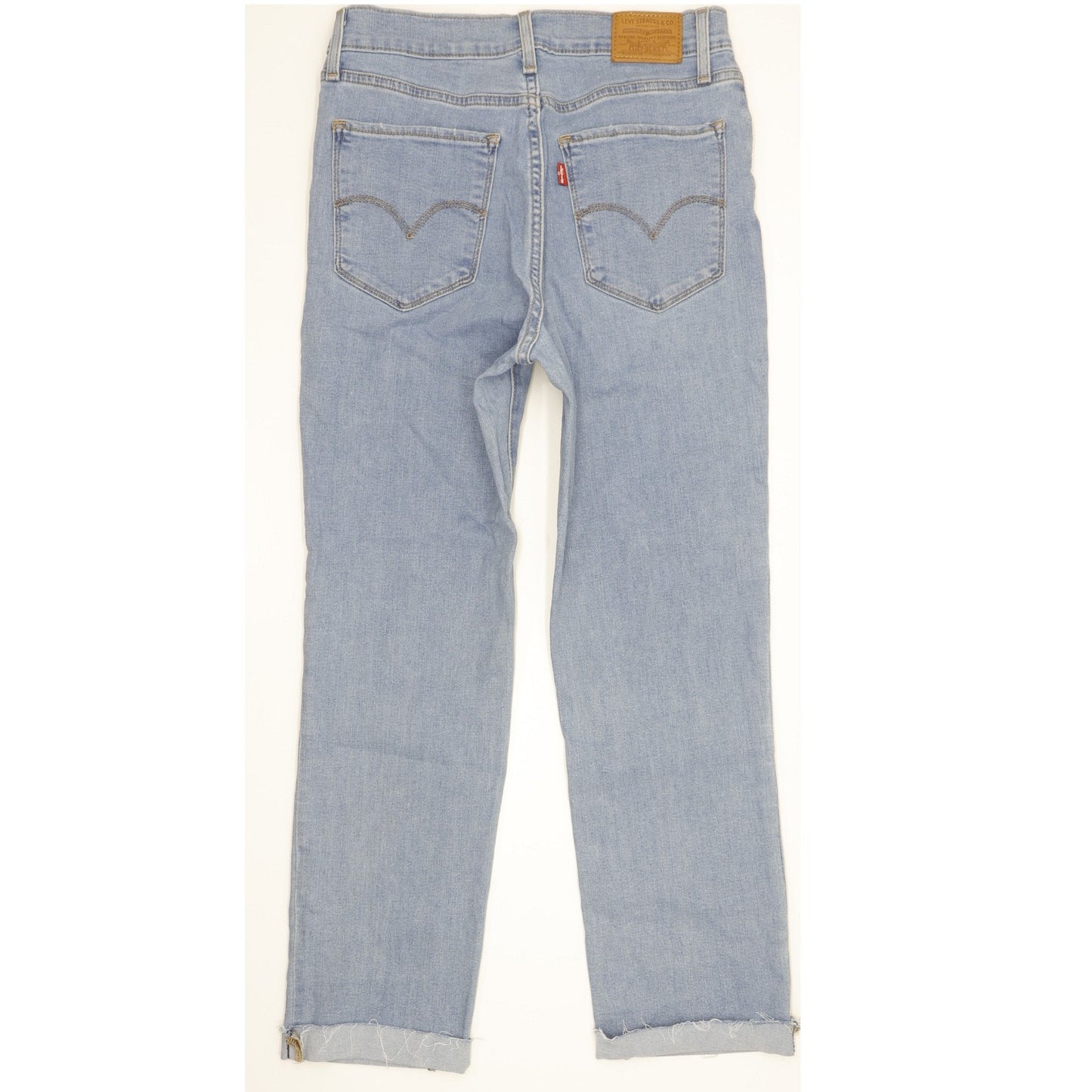 Levi's 724 Women Blue Straight Slim Stretch Jeans W29 L27
