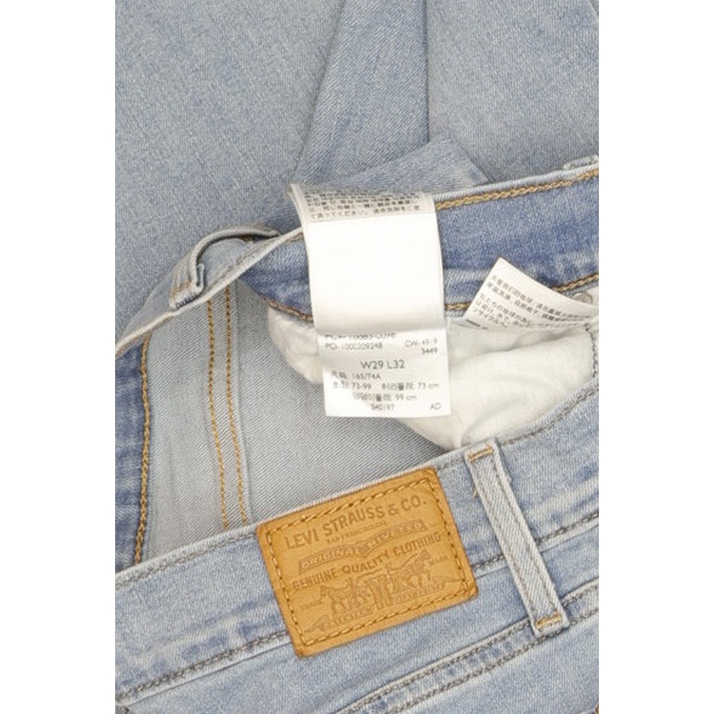 Levi's 724 Women Blue Straight Slim Stretch Jeans W29 L27