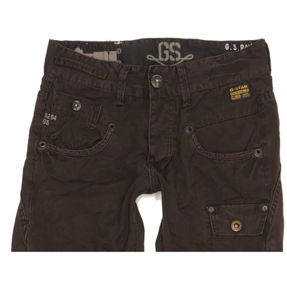 G-Star Parker Radar Men Brown Bootcut Slim Trousers W29 L32