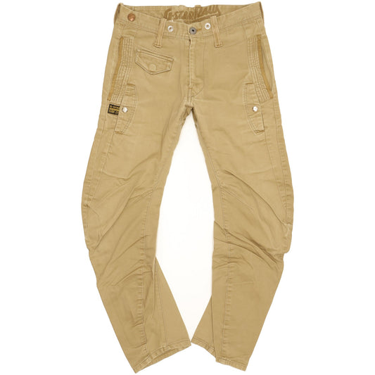 G-Star Saville Men Beige Tapered Loose Jeans W30 L30