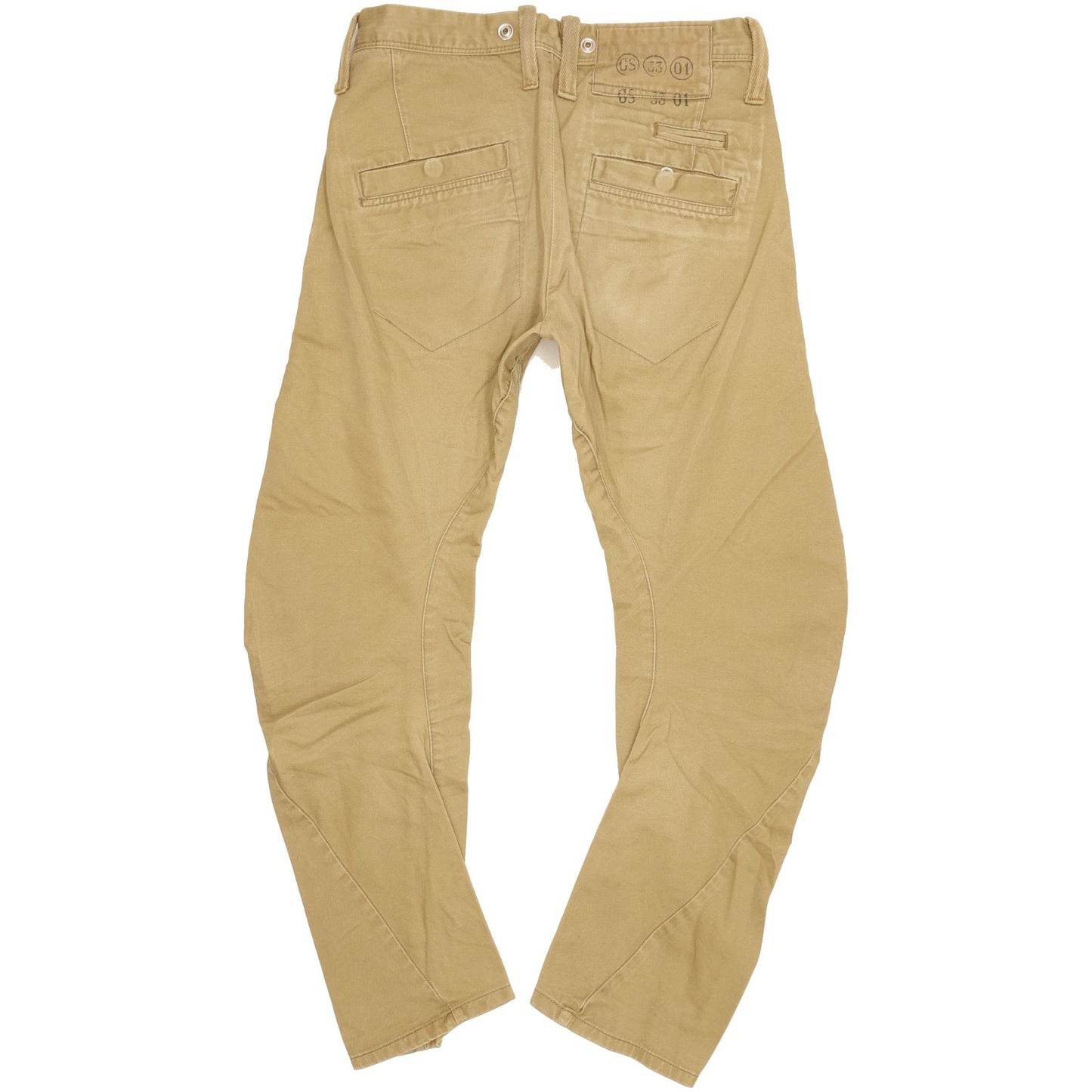G-Star Saville Men Beige Tapered Loose Jeans W30 L30