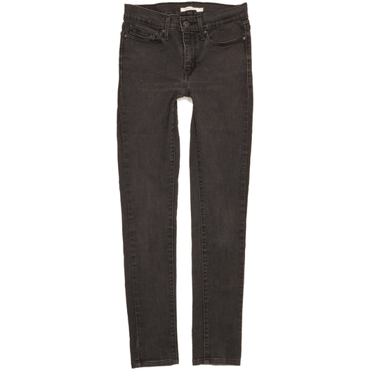 Levi's Slimming Women Black Skinny Slim Stretch Jeans W27 L31