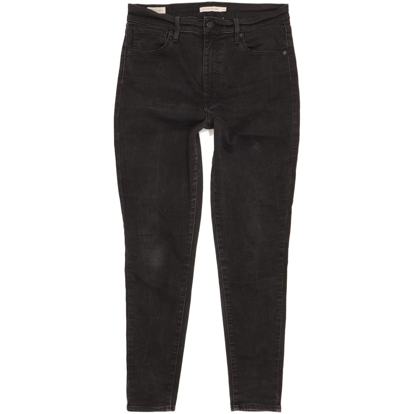 Levi's Mile Black Skinny Slim Stretch Jeans High Waisted W32 L29