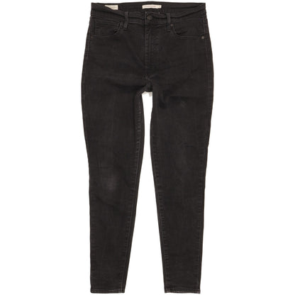 Levi's Mile Black Skinny Slim Stretch Jeans High Waisted W32 L29