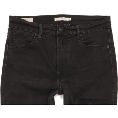 Levi's Mile Black Skinny Slim Stretch Jeans High Waisted W32 L29