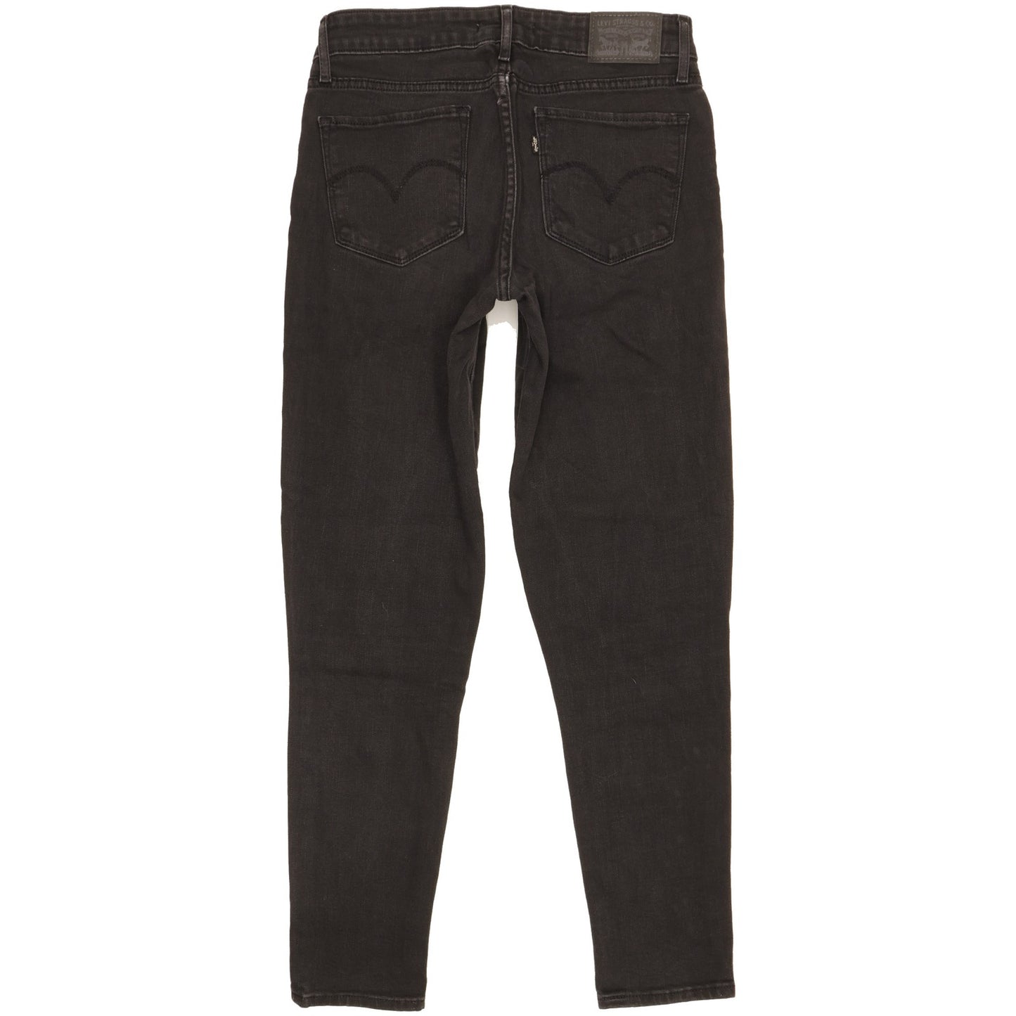 Levi's 711 Women Black Skinny Slim Stretch Jeans W27 L27