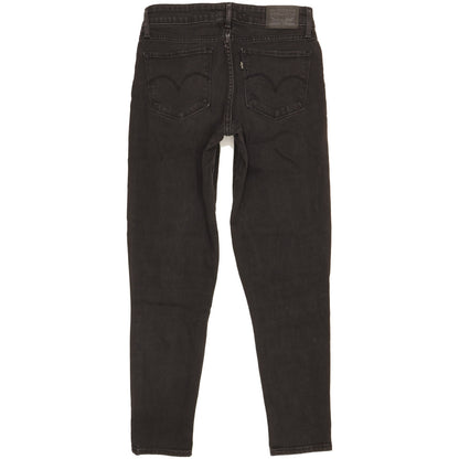 Levi's 711 Women Black Skinny Slim Stretch Jeans W27 L27