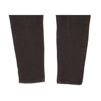 Levi's 711 Women Black Skinny Slim Stretch Jeans W27 L27