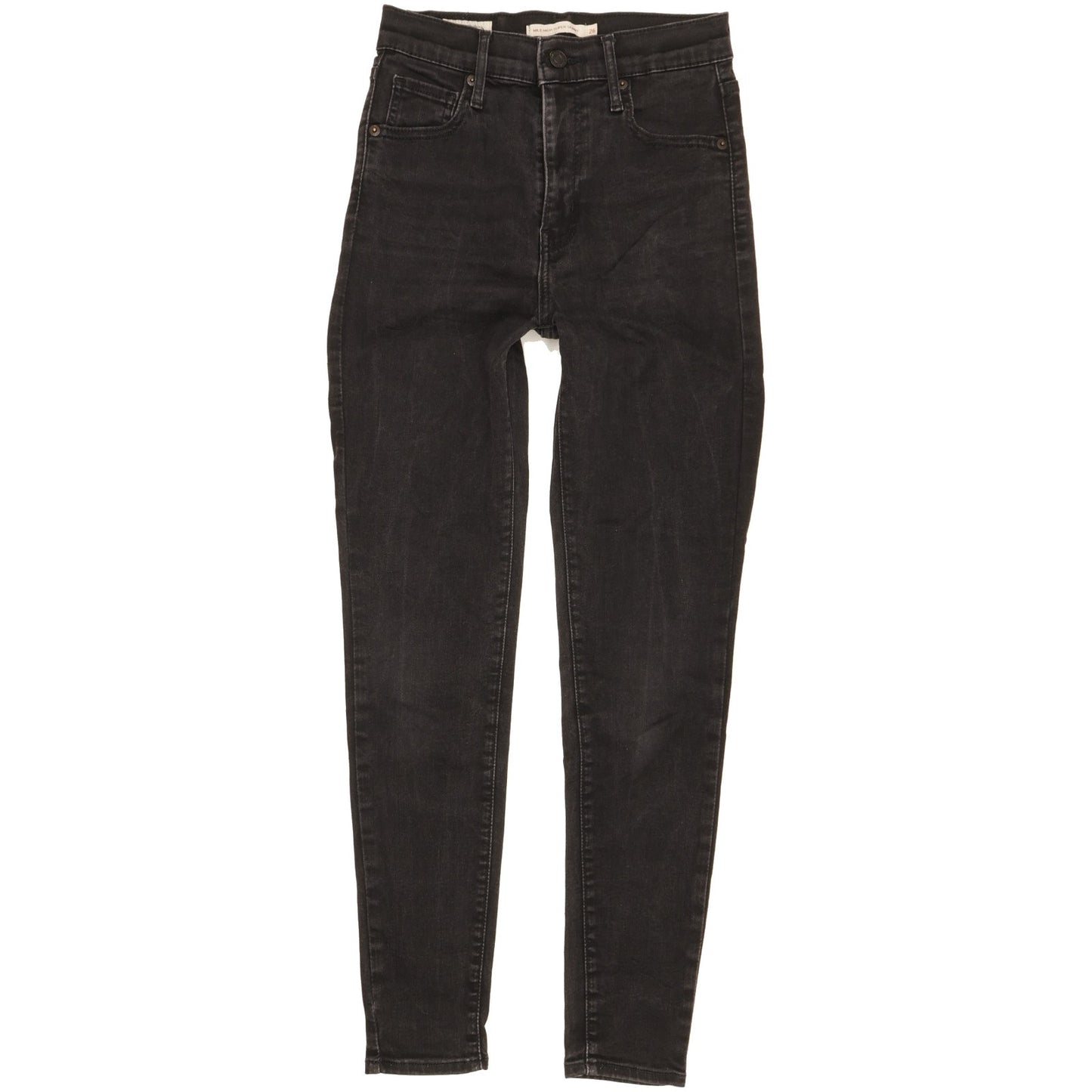 Levi's Mile Women Black Skinny Slim Stretch Jeans W26 L28