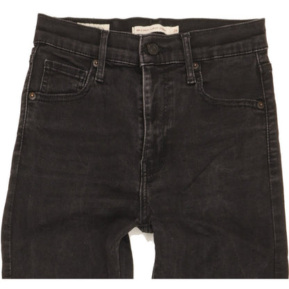 Levi's Mile Women Black Skinny Slim Stretch Jeans W26 L28