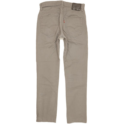 Levi's 511 Men Grey Straight Slim Stretch Jeans W32 L31