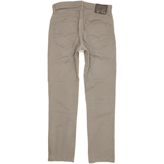 Levi's 511 Men Grey Straight Slim Stretch Jeans W32 L31