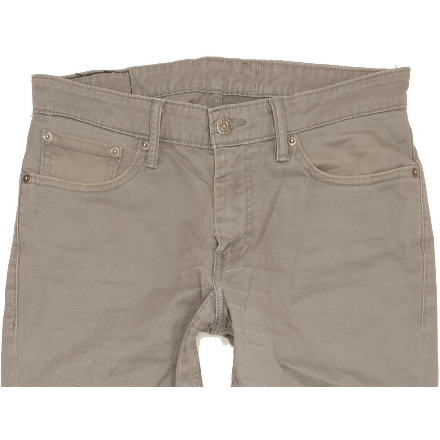 Levi's 511 Men Grey Straight Slim Stretch Jeans W32 L31