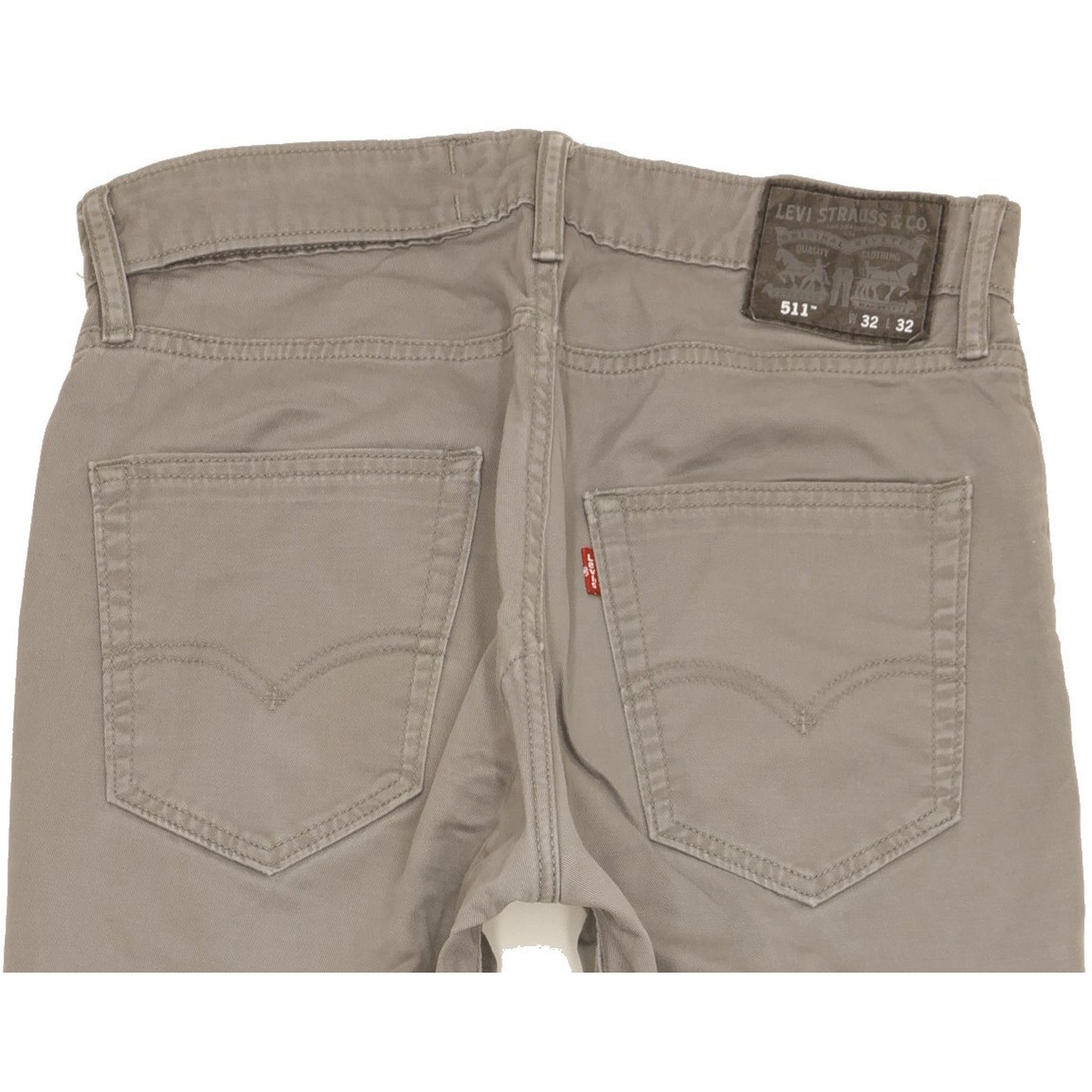 Levi's 511 Men Grey Straight Slim Stretch Jeans W32 L31