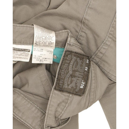 Levi's 511 Men Grey Straight Slim Stretch Jeans W32 L31