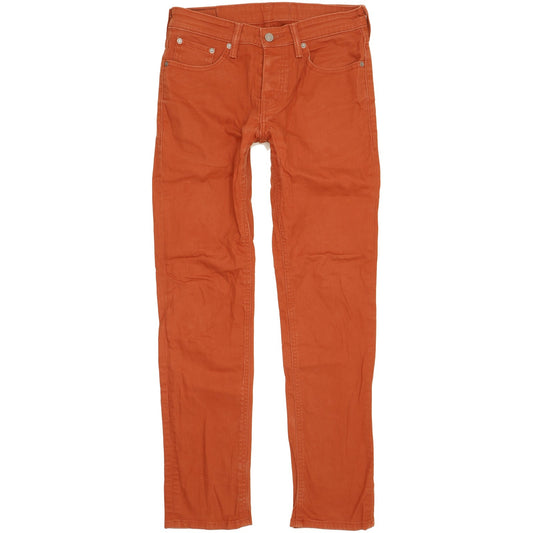 Levi's 511 Men Brown Straight Slim Stretch Jeans W30 L31