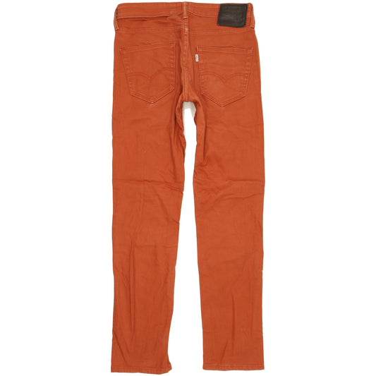 Levi's 511 Men Brown Straight Slim Stretch Jeans W30 L31