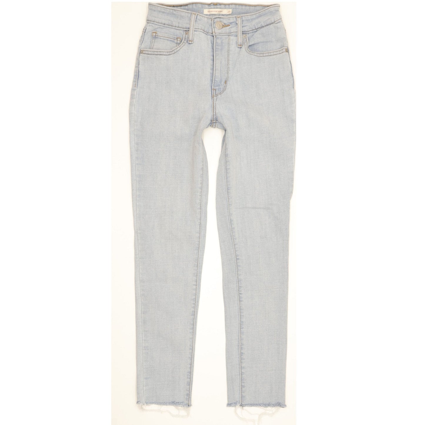 Levi's 721 Women Blue Skinny Slim Stretch Jeans W25 L27