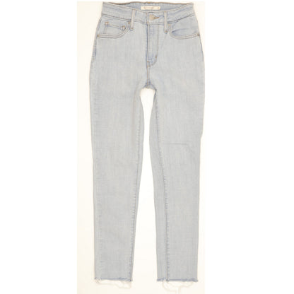 Levi's 721 Women Blue Skinny Slim Stretch Jeans W25 L27