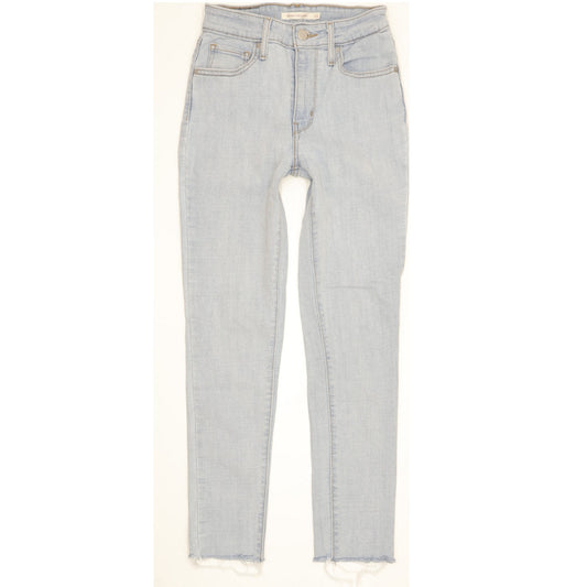 Levi's 721 Women Blue Skinny Slim Stretch Jeans W25 L27