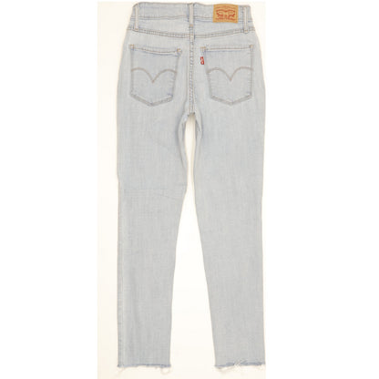 Levi's 721 Women Blue Skinny Slim Stretch Jeans W25 L27