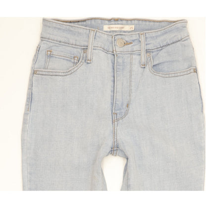 Levi's 721 Women Blue Skinny Slim Stretch Jeans W25 L27