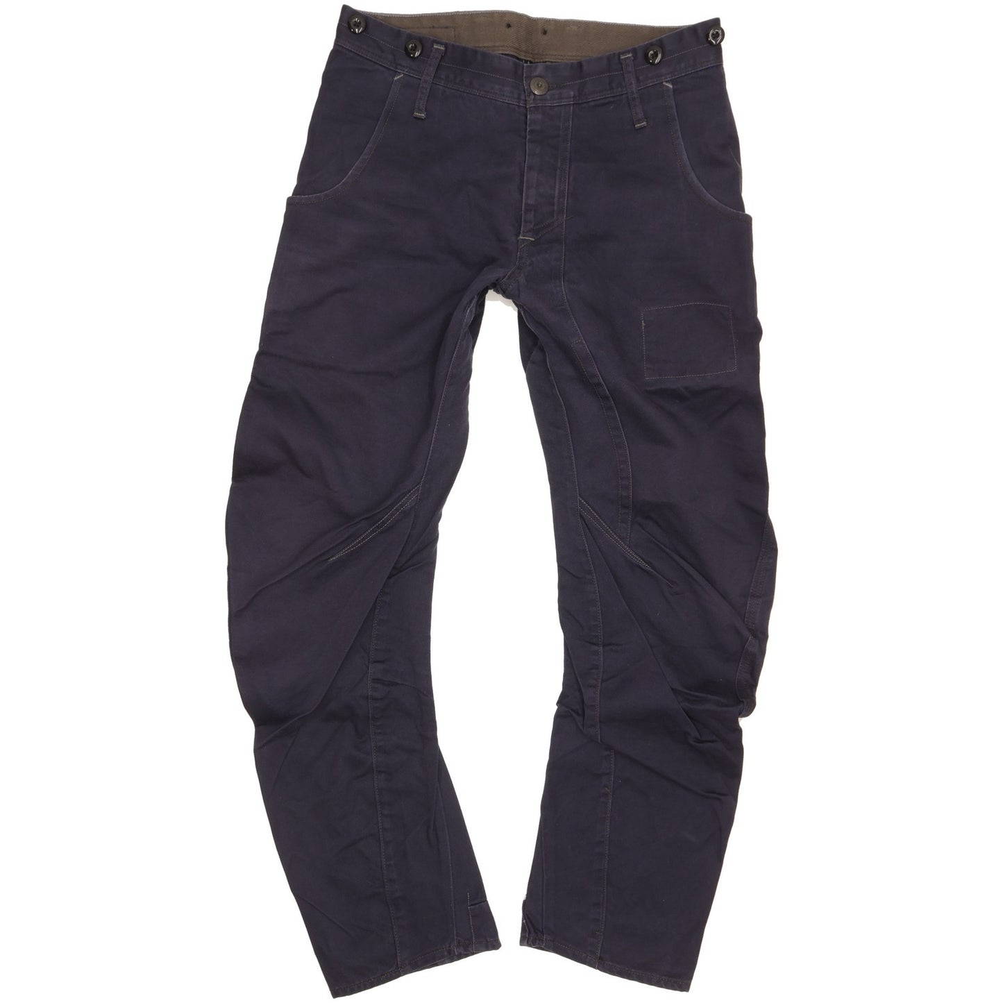 G-Star JM Arc 3D Men Navy Tapered Loose Chino Jeans W30 L30