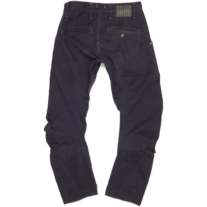 G-Star JM Arc 3D Men Navy Tapered Loose Chino Jeans W30 L30