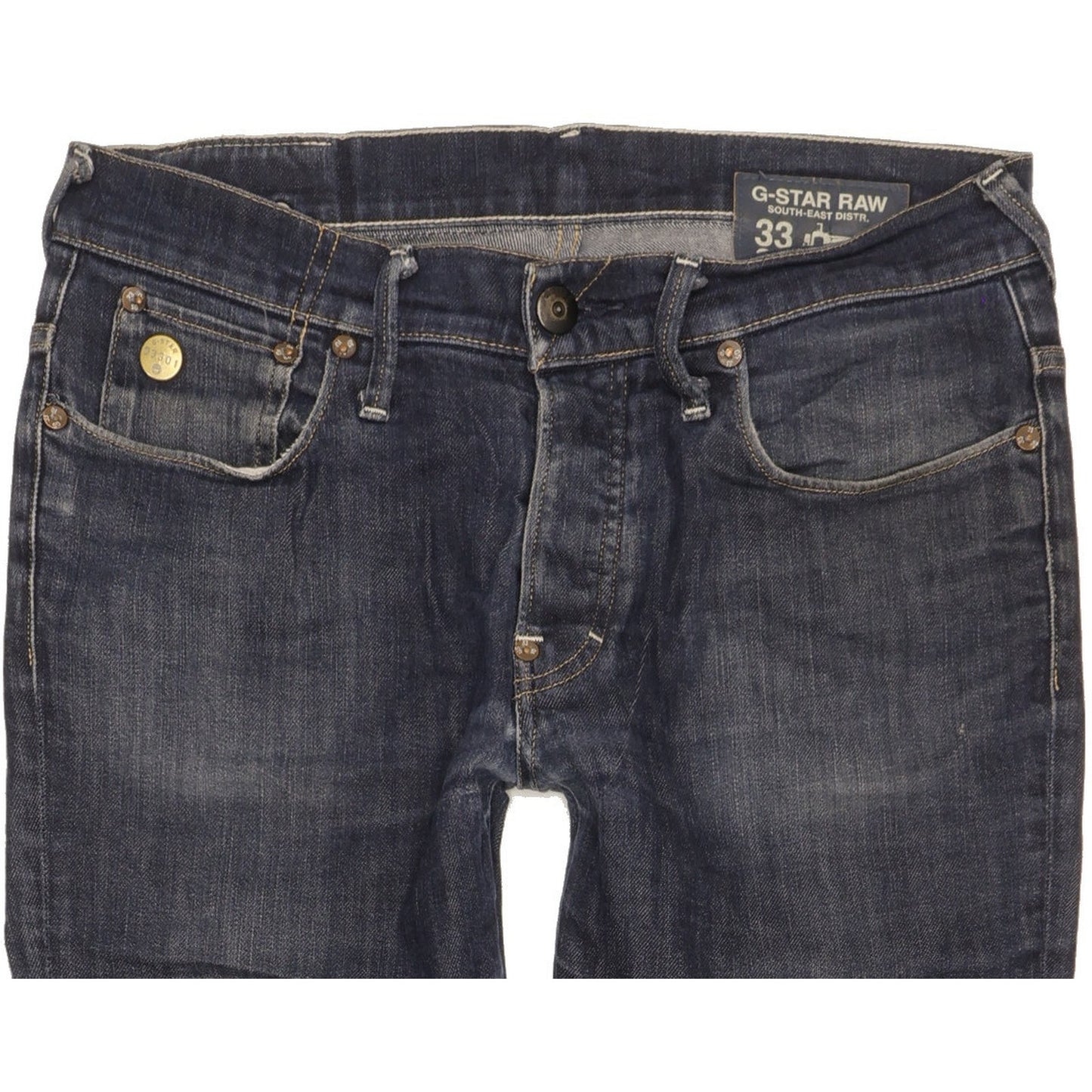 G-Star Men Blue Skinny Slim Jeans W28 L30