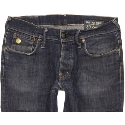 G-Star Men Blue Skinny Slim Jeans W28 L30