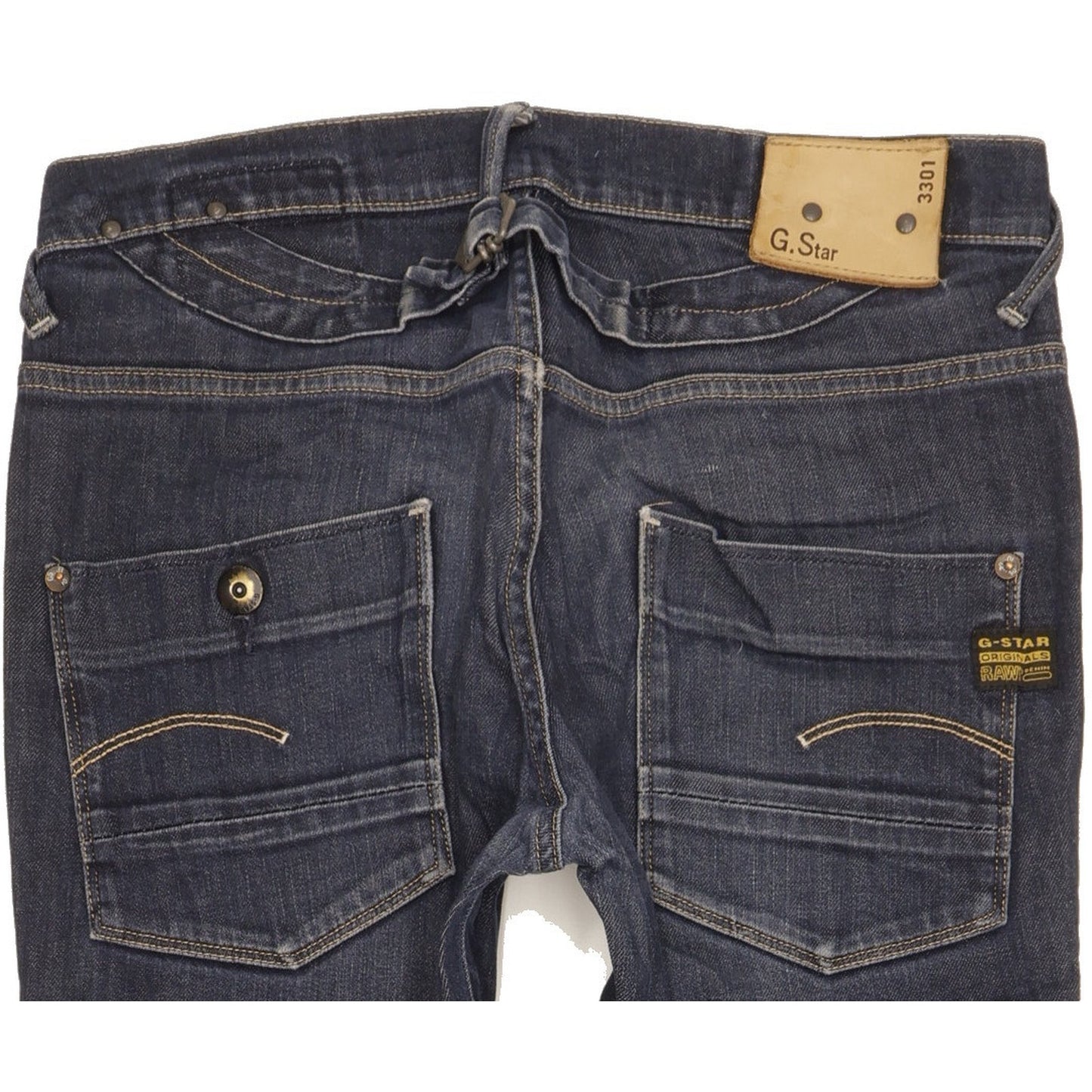 G-Star Men Blue Skinny Slim Jeans W28 L30