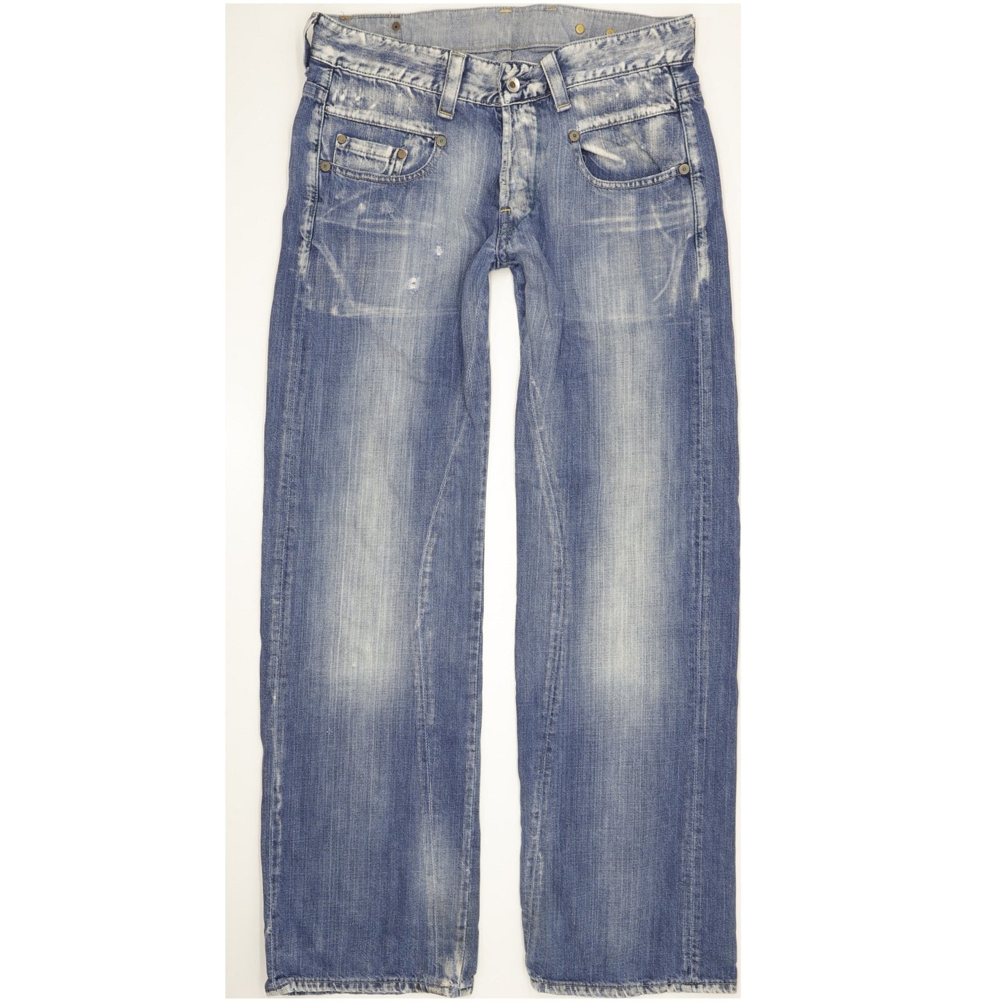 G-Star Radar Men Blue Straight Loose Jeans W32 L34