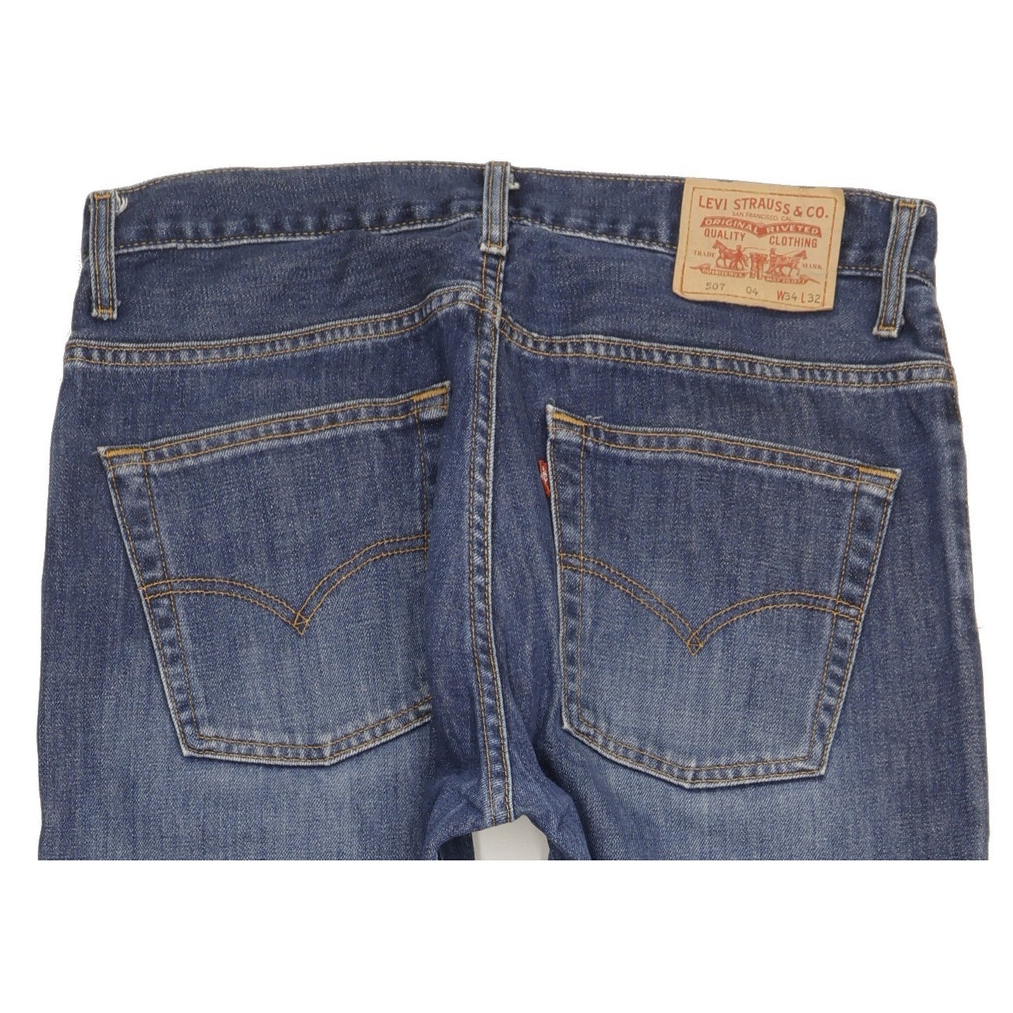 Levi's 507 Men Blue Bootcut Regular Jeans W34 L31