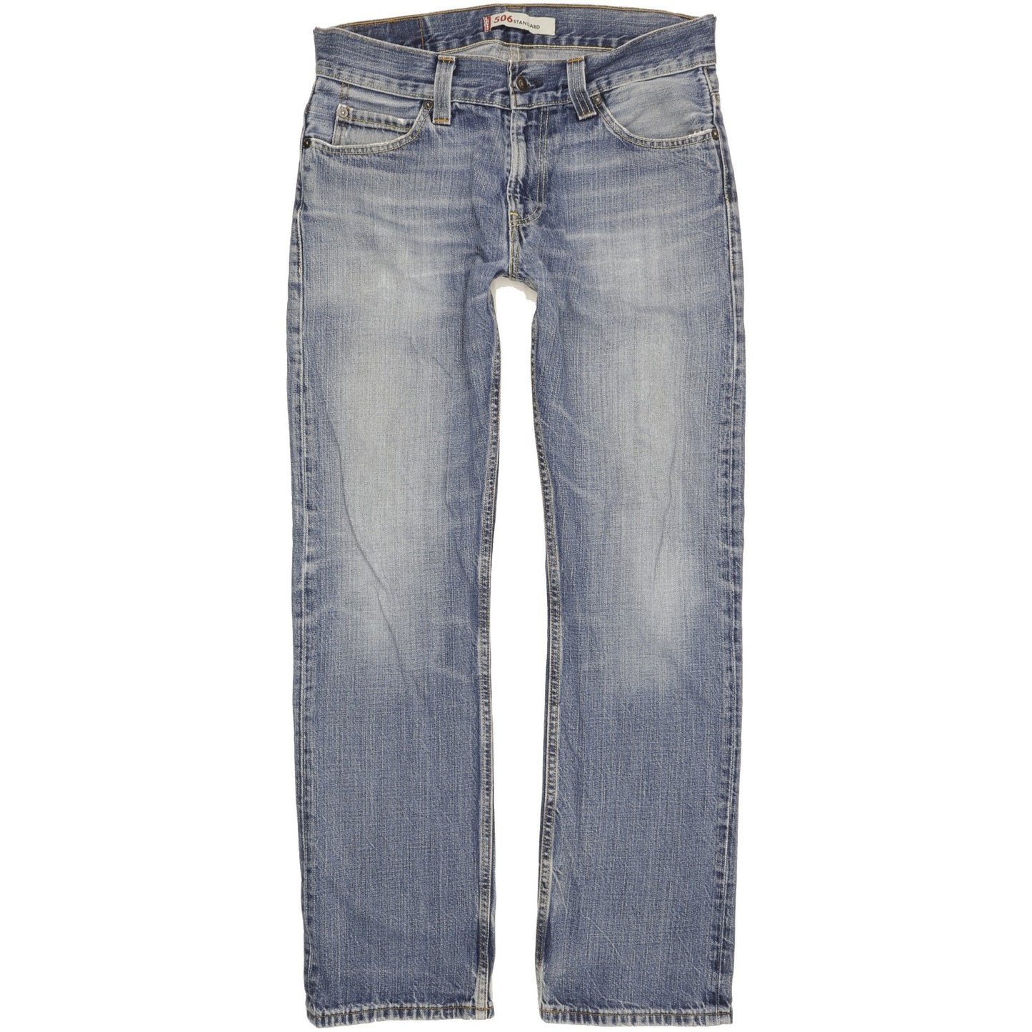 Levi's 506 Men Blue Straight Regular Jeans W33 L32