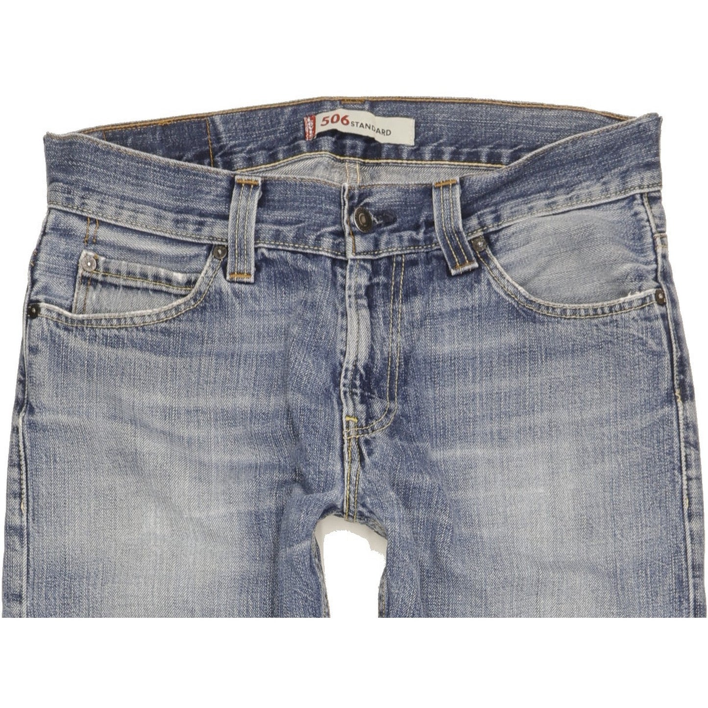 Levi's 506 Men Blue Straight Regular Jeans W33 L32