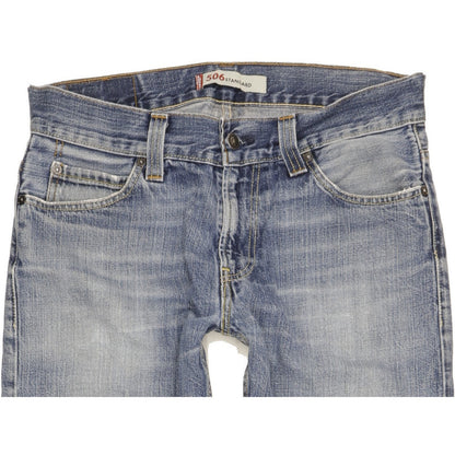 Levi's 506 Men Blue Straight Regular Jeans W33 L32