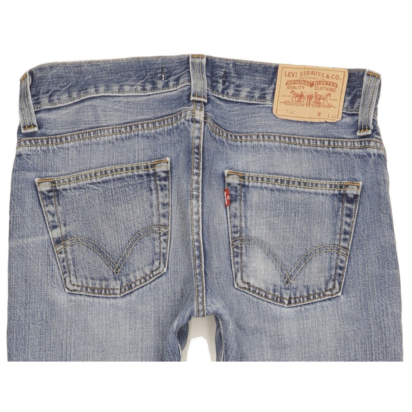 Levi's 506 Men Blue Straight Regular Jeans W33 L32