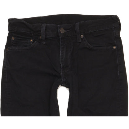 Levi's 511 Men Black Straight Slim Stretch Jeans W30 L29